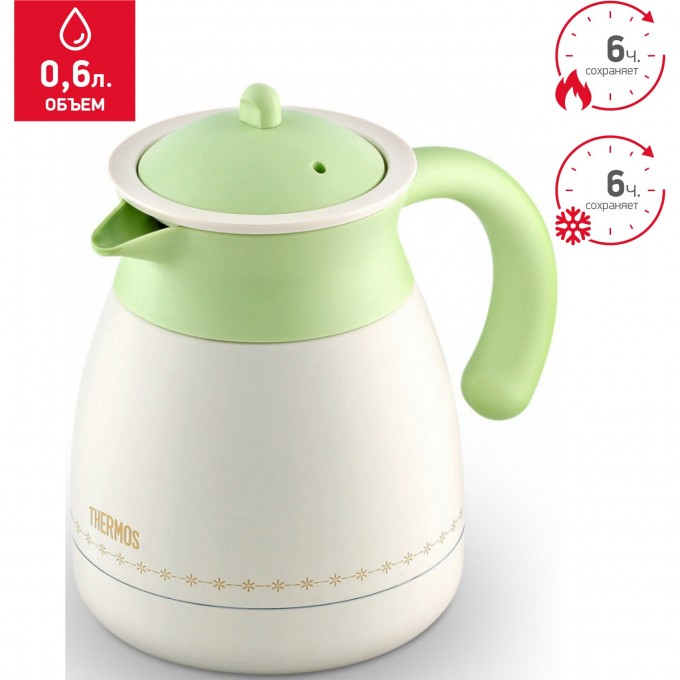 Кувшин-термос THERMOS TGR-601(HBG) 0,6L 433190 Кувшин-термос THERMOS TGR-601(HBG) 0,6L 433190