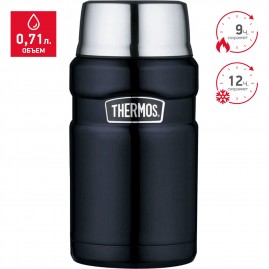 Термос для еды THERMOS SK3020 BK KING STAINLESS 0,71L 918093