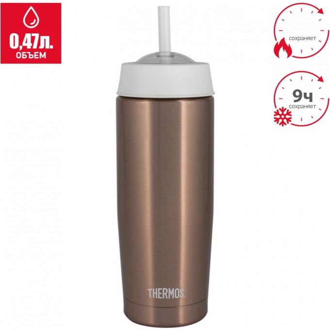 Термостакан c трубочкой THERMOS TS-4030 P 157560 Термостакан c трубочкой THERMOS TS-4030 P 157560